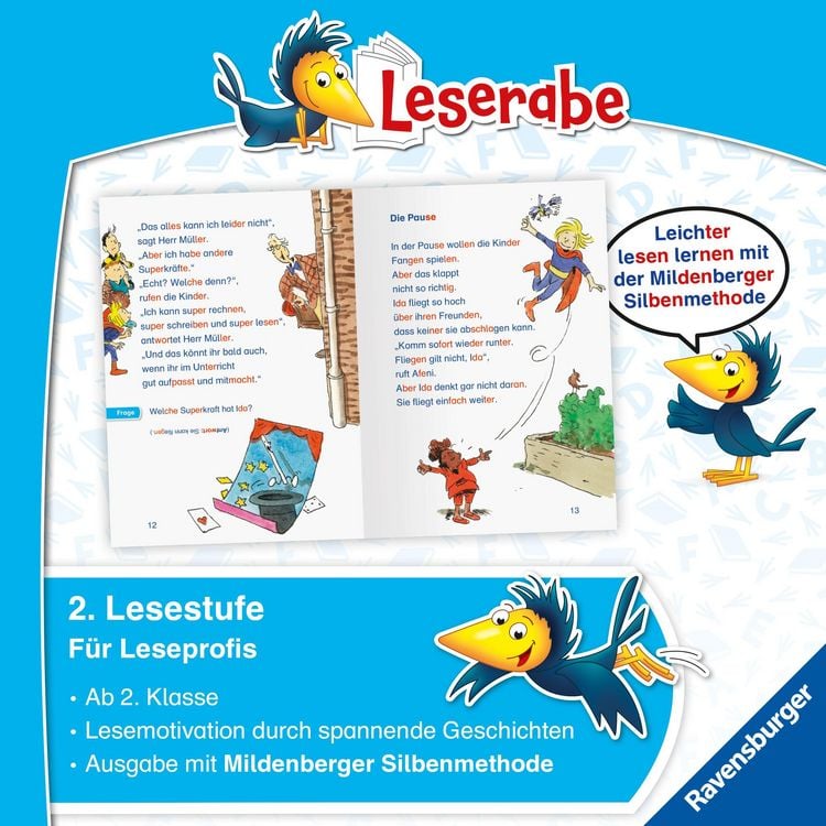 Produktbild: Leserabe mit Mildenberger Silbenmethode - Die Superhelden-Schule