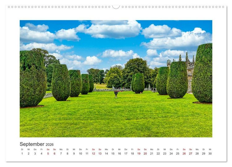Produktbild: S&uuml;dengland - Impressionen aus dem S&uuml;dwesten von England (Wandkalender 2026 DIN A2 quer), CALVENDO Monatskalender