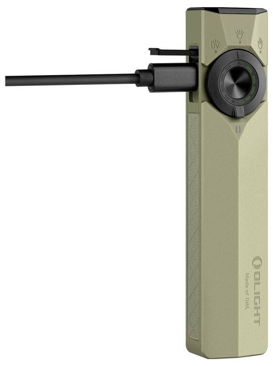 Produktbild: OLight ArkPro Ultra Class 1 (Olive Green) CW ArkPro Ultra Class 1 (Olive Green) CW LED Taschenlampe mit UV-Licht, Gr&uuml;ner Laser