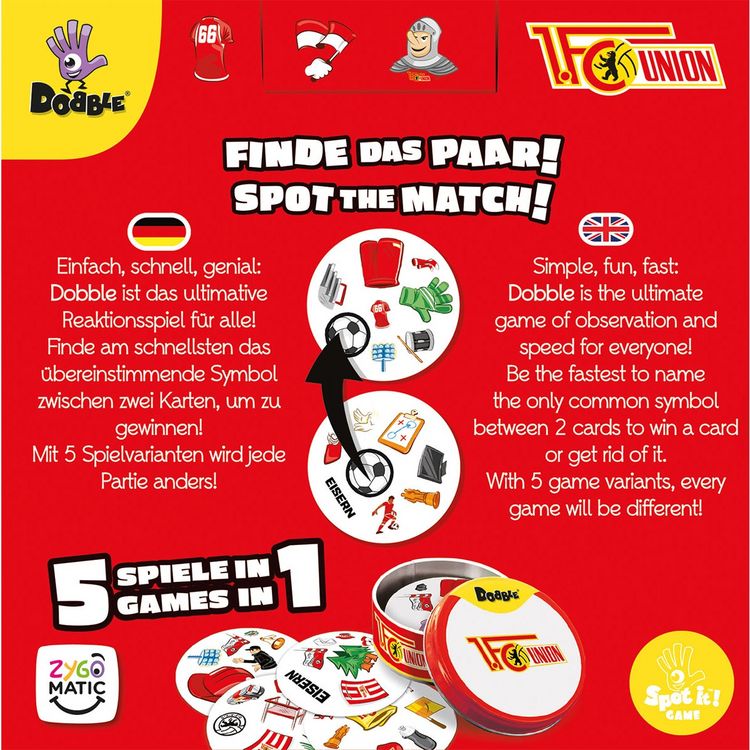 Produktbild: Dobble 1. FC Union Berlin DE/EN