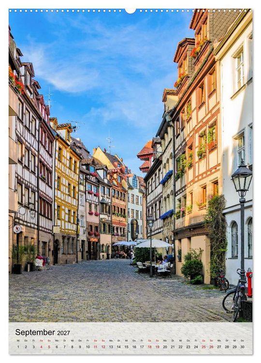 Produktbild: N&uuml;rnberg in Hochformat (Wandkalender 2027 DIN A2 hoch), CALVENDO Monatskalender