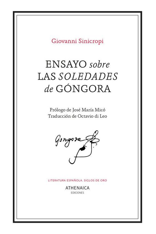 Produktbild: Ensayo sobre las Soledades de G&oacute;ngora