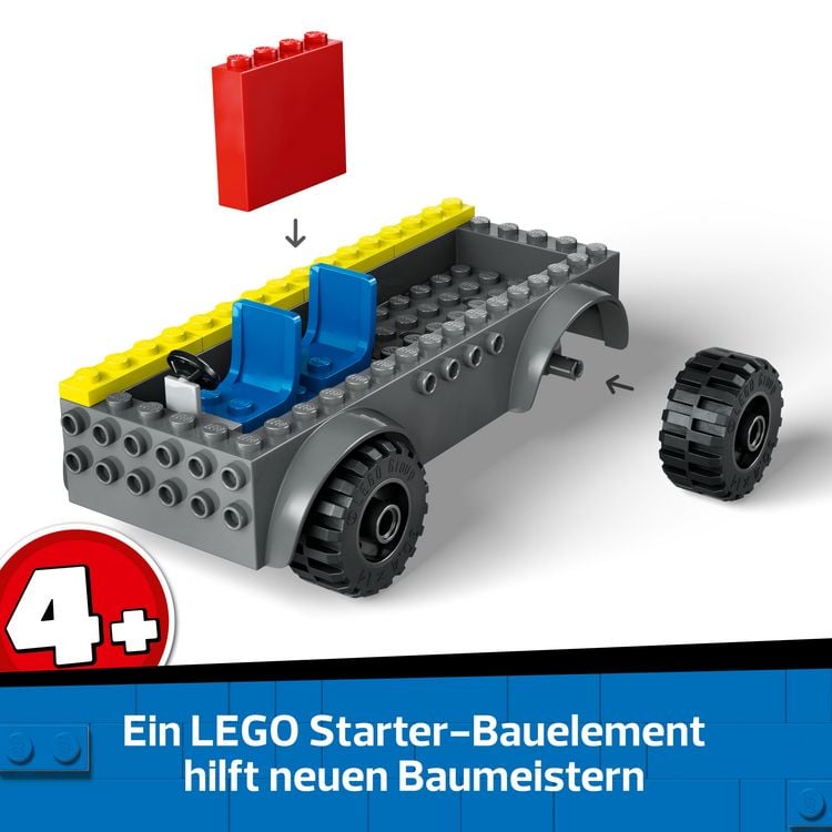 Produktbild: LEGO City Feuerwehrleiterfahrzeug - Feuerwehrauto Spielzeug 60463