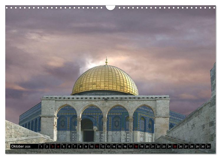 Produktbild: Jerusalem, die heilige Stadt (Wandkalender 2026 DIN A3 quer), CALVENDO Monatskalender