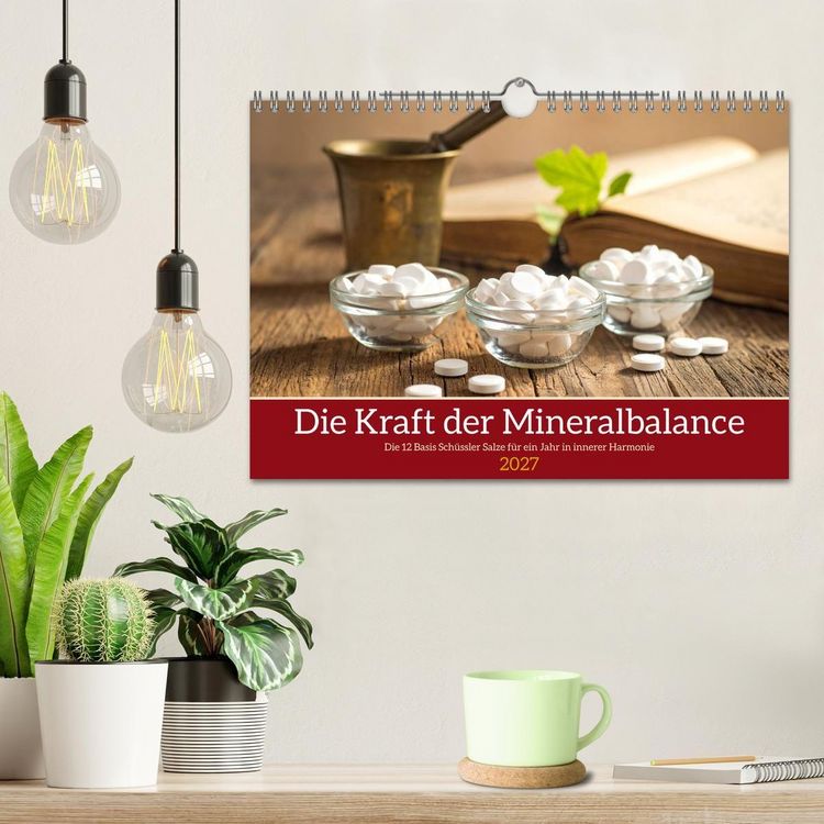Produktbild: Die Kraft der Mineralbalance (Wandkalender 2027 DIN A4 quer), CALVENDO Monatskalender
