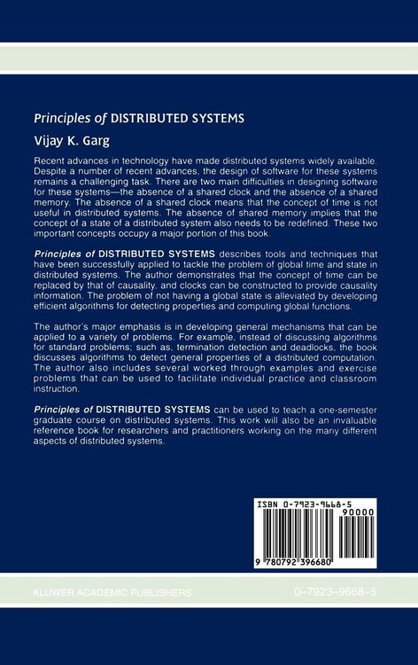 Produktbild: Principles of Distributed Systems