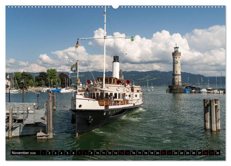 Produktbild: Lindau am Bodensee (Wandkalender 2026 DIN A2 quer), CALVENDO Monatskalender