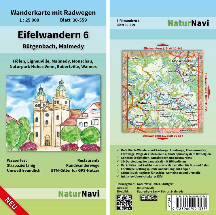 Produktbild: Eifelwandern 6 - B&uuml;tgenbach, Malmedy