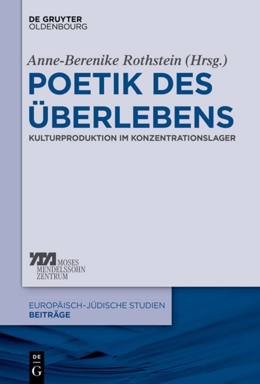 Produktbild: Poetik des &Uuml;berlebens