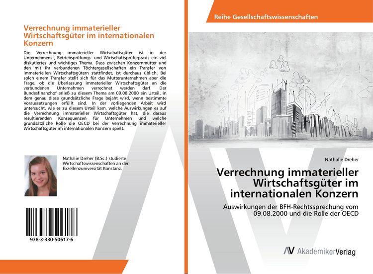 Produktbild: Verrechnung immaterieller Wirtschaftsg&uuml;ter im internationalen Konzern