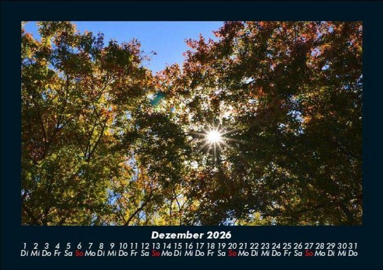 Produktbild: Landschaftskalender 2026 Fotokalender DIN A5