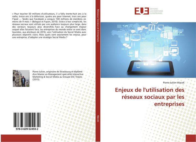 Produktbild: Enjeux de l'utilisation des r&eacute;seaux sociaux par les entreprises