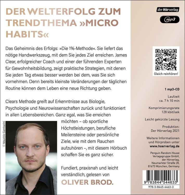 Produktbild: Die 1%-Methode – Minimale Veränderung, maximale Wirkung