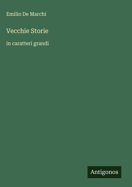 Produktbild: Vecchie Storie