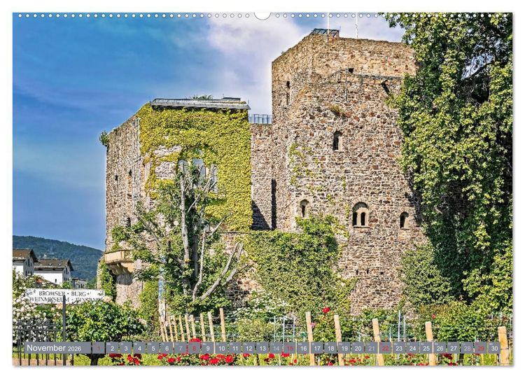 Produktbild: R&uuml;desheim - Rhein, Riesling, Romantik (Wandkalender 2026 DIN A2 quer), CALVENDO Monatskalender