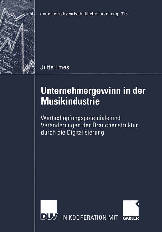 Produktbild: Unternehmergewinn in der Musikindustrie
