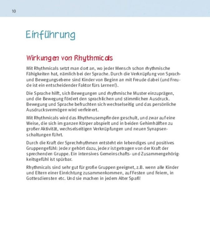 Produktbild: Das Rhythmical-Buch, m. Audio-CD