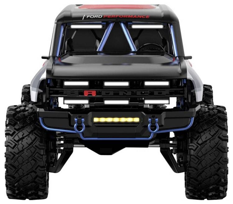Produktbild: MJX Schwarz-Rot Brushless 1:12 RC Modellauto Elektro Crawler Allradantrieb (4WD) RtR 2,4 GHz Inkl. Akku und Ladeger&auml;t, mit Lichteffekt