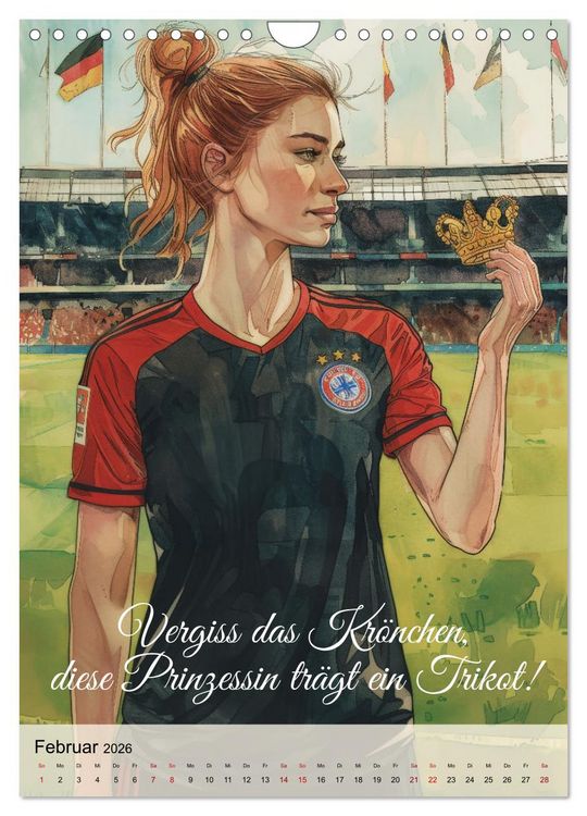 Produktbild: Fu&szlig;ballspr&uuml;che (Wandkalender 2026 DIN A4 hoch), CALVENDO Monatskalender
