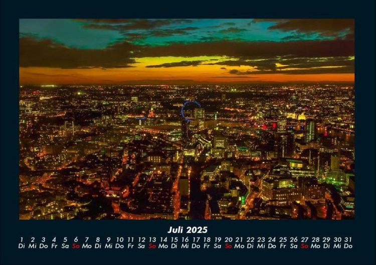 Produktbild: London 2025 Fotokalender DIN A4