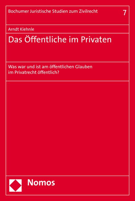 Produktbild: Das &Ouml;ffentliche im Privaten