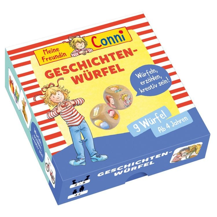 Produktbild: Geschichtenw&uuml;rfel mit Conni