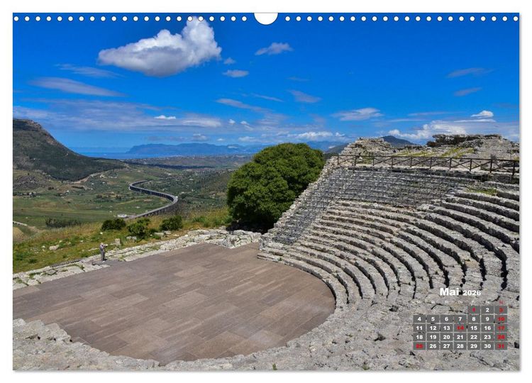 Produktbild: Sizilien &ndash; von Cefal&ugrave; bis Trapani (Wandkalender 2026 DIN A3 quer), CALVENDO Monatskalender