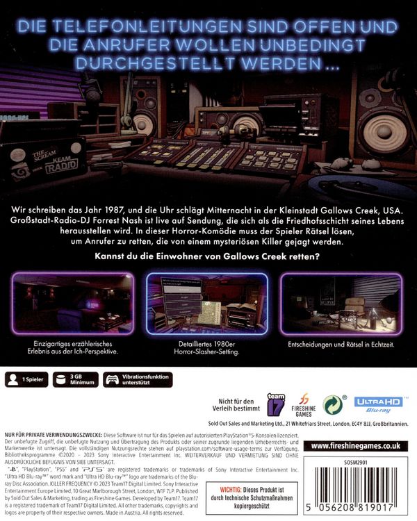 Produktbild: Killer Frequency