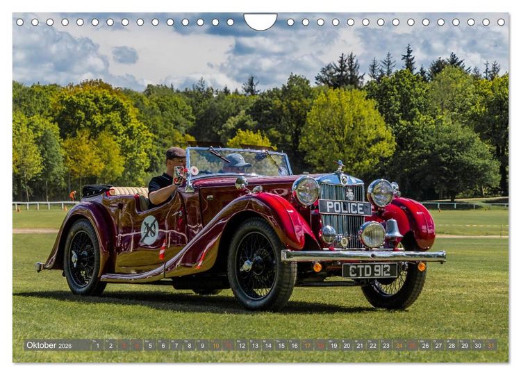 Produktbild: Historischer Rennsport - vom Feinsten (Wandkalender 2026 DIN A4 quer), CALVENDO Monatskalender