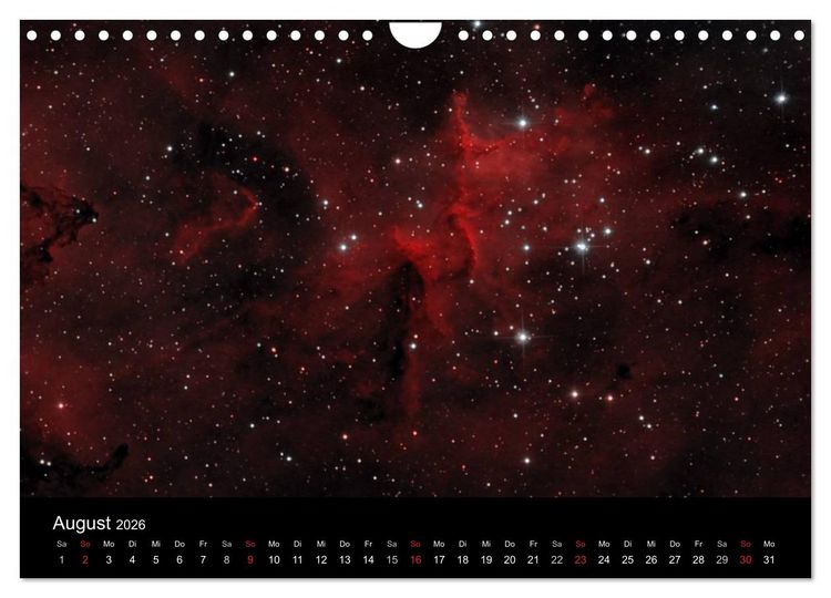 Produktbild: Die Galaxie im Garten (Wandkalender 2026 DIN A4 quer), CALVENDO Monatskalender