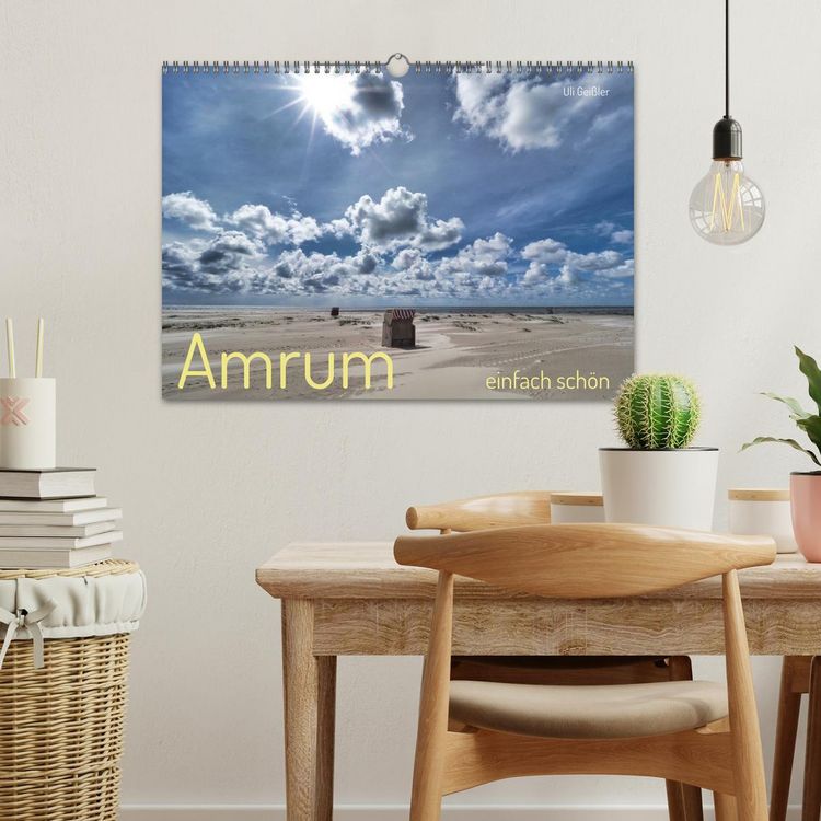 Produktbild: Amrum einfach sch&ouml;n (Wandkalender 2026 DIN A3 quer), CALVENDO Monatskalender