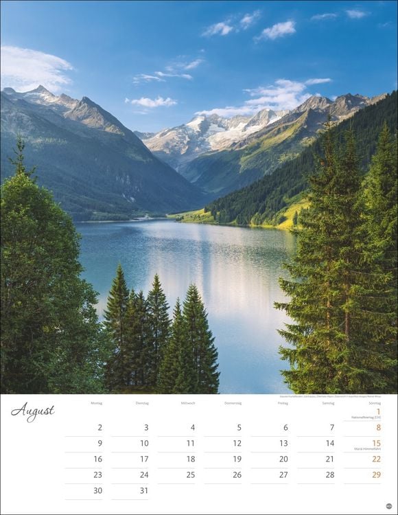 Produktbild: Sch&ouml;nes Alpenland Posterkalender 2027