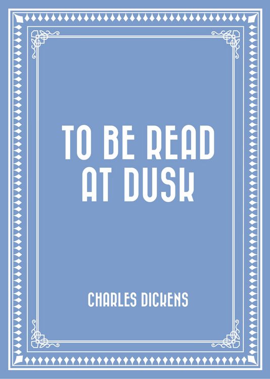 Produktbild: To be Read at Dusk