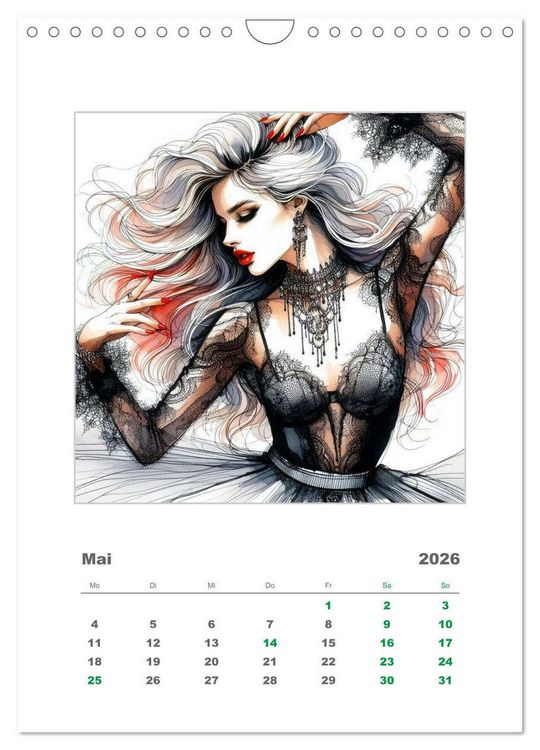 Produktbild: Im Rhythmus der Leidenschaft (Wandkalender 2026 DIN A4 hoch), CALVENDO Monatskalender