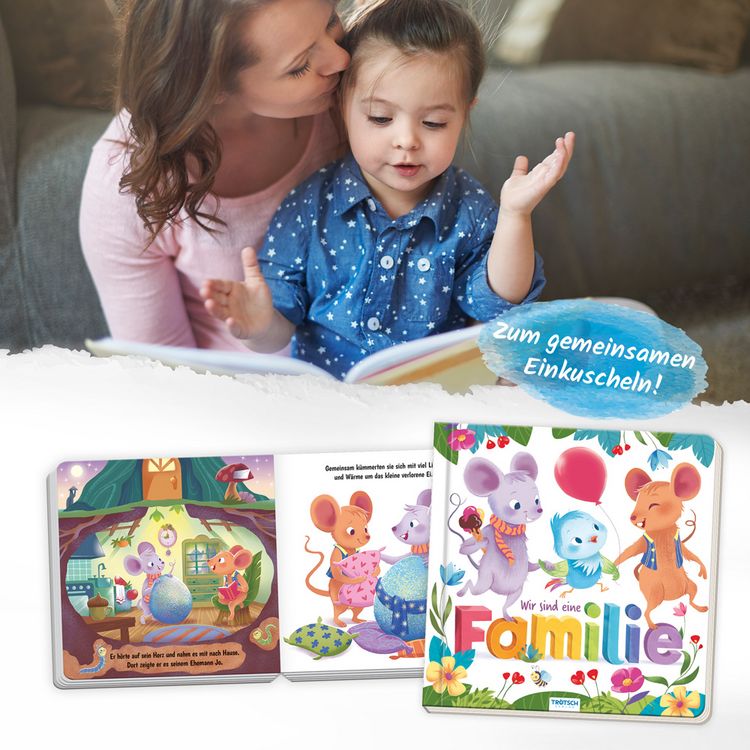 Produktbild: Tr&ouml;tsch Pappenbuch Wir sind eine Familie