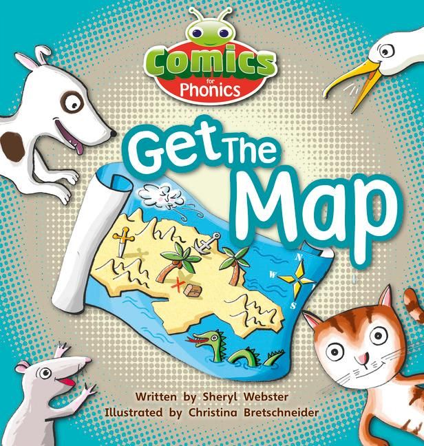Produktbild: Bug Club Comics for Phonics Reception Phase 2 Set 05 Get the Map!