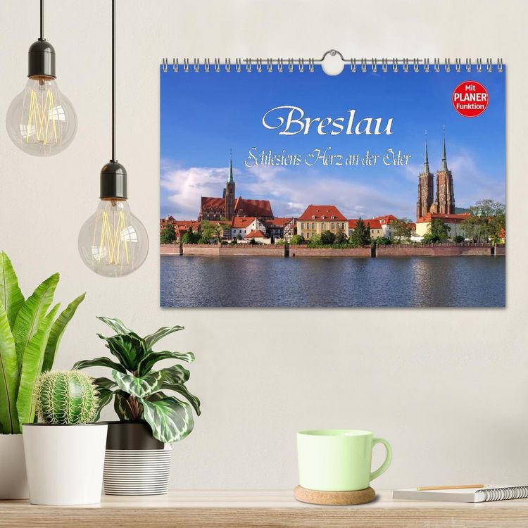 Produktbild: Breslau - Schlesiens Herz an der Oder (Wandkalender 2026 DIN A4 quer), CALVENDO Monatskalender