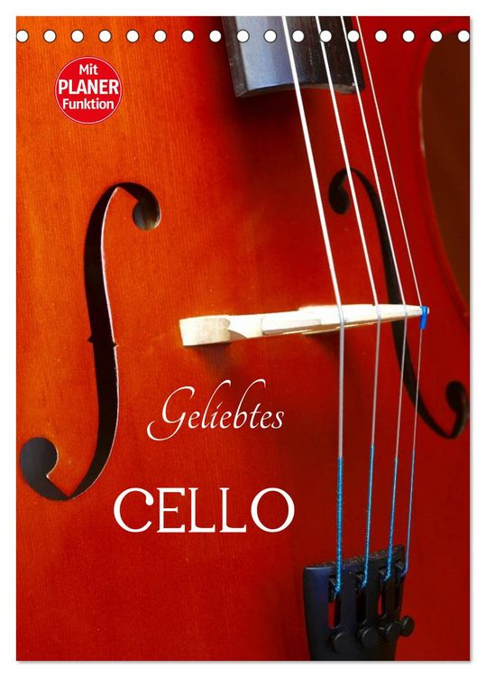 Produktbild: Geliebtes Cello (Tischkalender 2026 DIN A5 hoch), CALVENDO Monatskalender