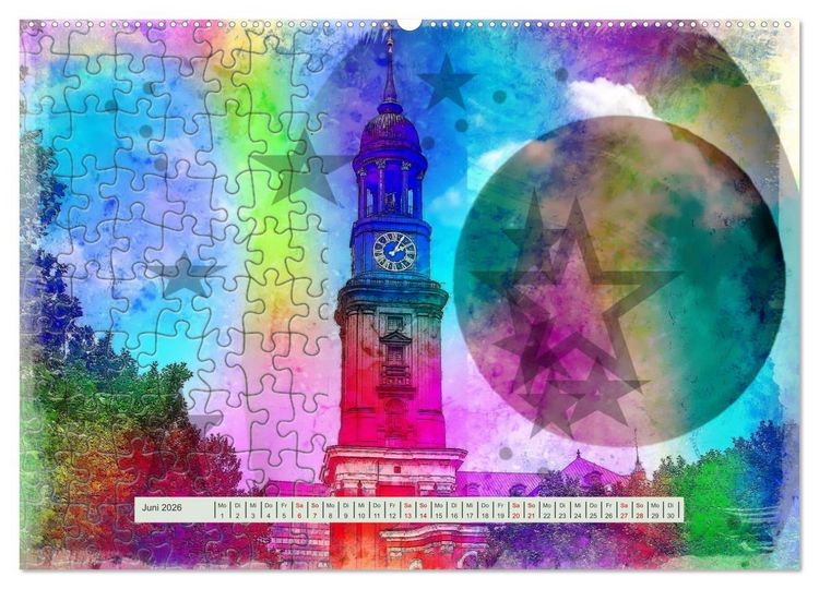 Produktbild: In Hamburg sagt man ... (Wandkalender 2026 DIN A2 quer), CALVENDO Monatskalender
