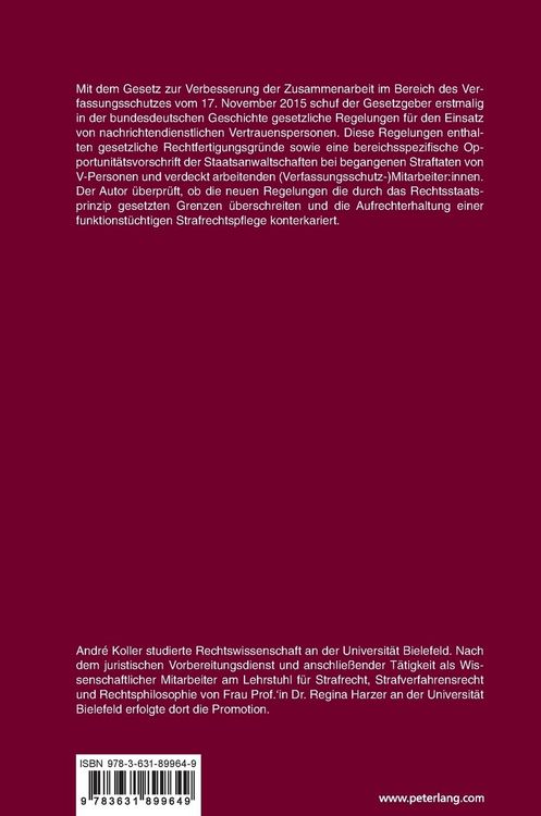 Produktbild: Primat der Verfassungsschutzeffektivit&auml;t
