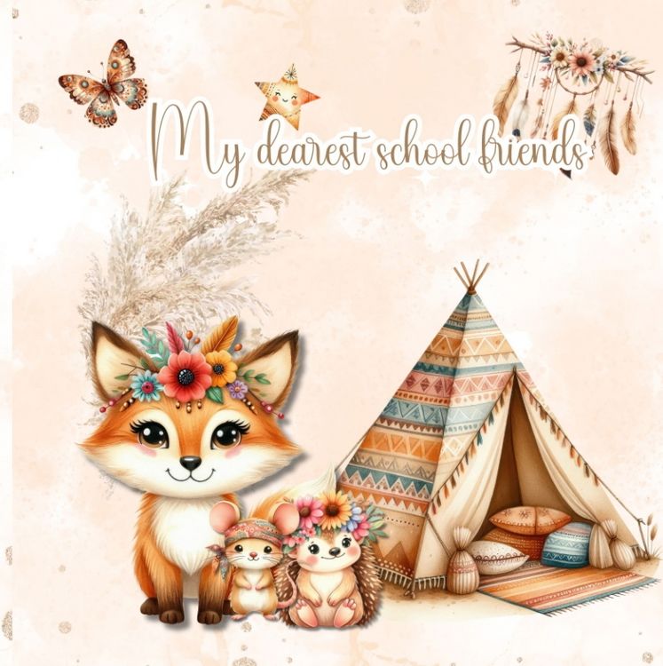 Produktbild: My Favorite School Friends &ndash; Boho Forest Animals