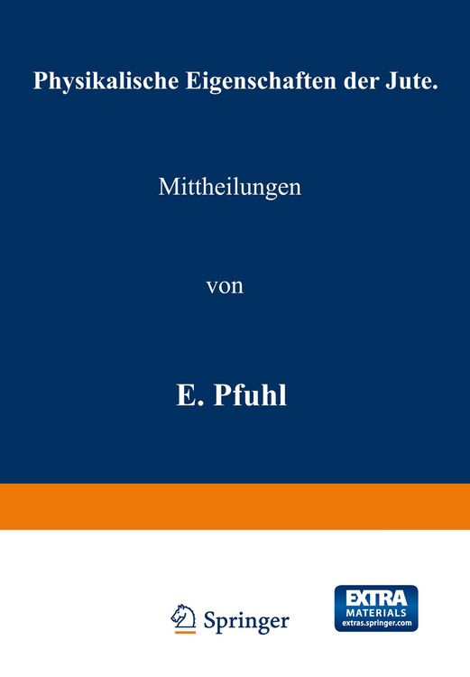 Produktbild: Physikalische Eigenschaften der Jute