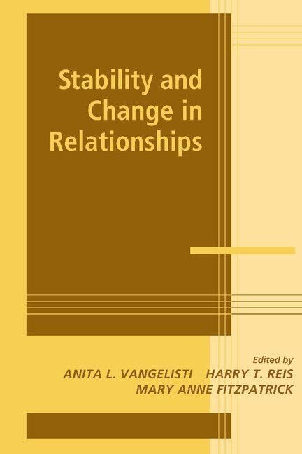 Produktbild: Stability and Change in Relationships