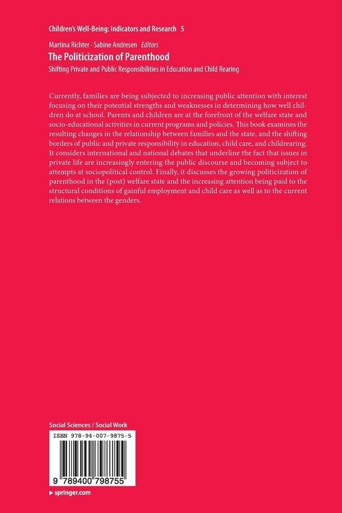 Produktbild: The Politicization of Parenthood