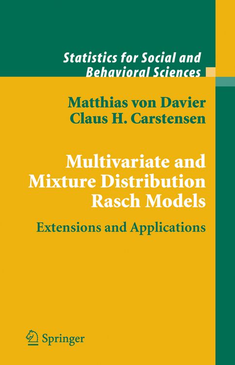 Produktbild: Multivariate and Mixture Distribution Rasch Models