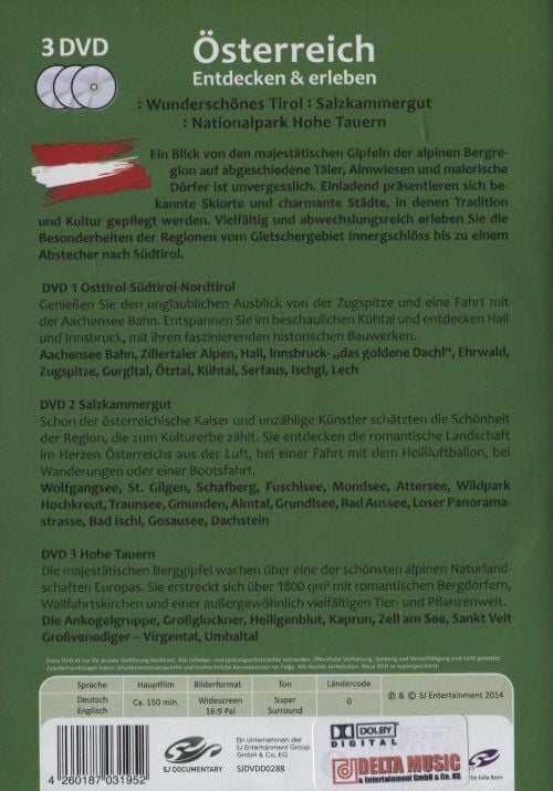 Produktbild: &Ouml;sterreich - entdecken & erleben [3 DVDs]