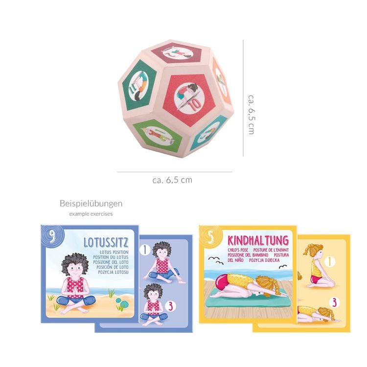 Produktbild: Yoga-W&uuml;rfel-Set f&uuml;r Kinder