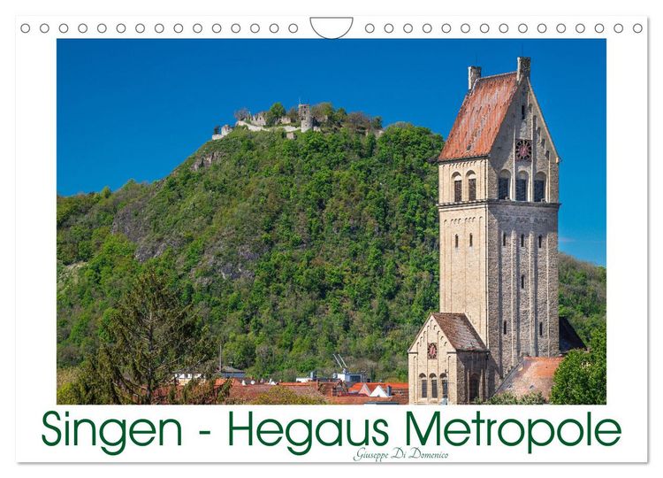 Produktbild: Singen - Hegaus Metropole (Wandkalender 2026 DIN A4 quer), CALVENDO Monatskalender