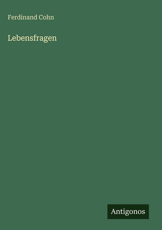 Produktbild: Lebensfragen