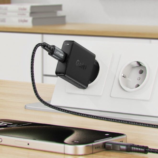 Produktbild: ACEFAST USB-Ladeger&auml;t A65, 1 USB-C-Ausgang, schwarz